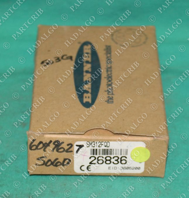 Banner, SM312FQD, 26836, Mini-Beam Glass Fiber Optic Sensor Switch NEW SD0060
