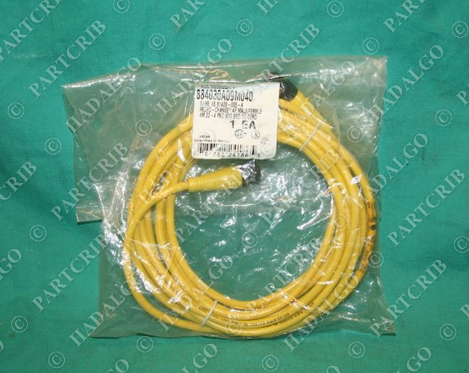 Brad Harrison 884030A09M040 Micro-Change Cord 4P Male/Female 4m 4PVC Connector