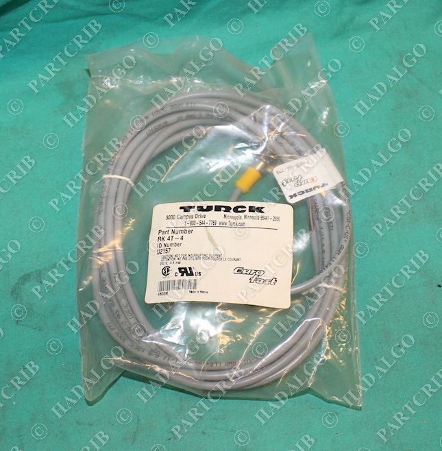 Turck, RK-4T-4, Euro Fast Cable Connector Wire Quick Quik, U2157 NEW SD0647