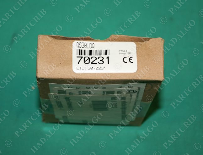 Banner, QS30LDQ, 70231, Diffuse Mode Laser Sensor NEW