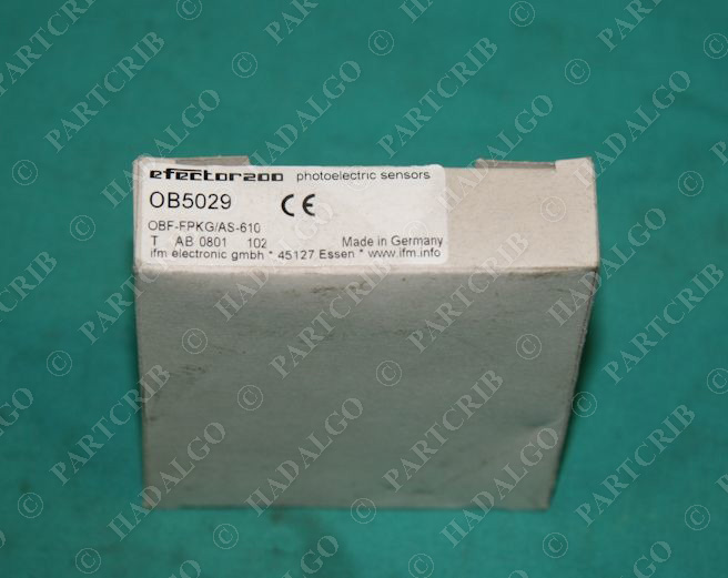 IFM, OB5029, 0B5029, OBF-FPKG/AS-610, Efector Photoelectric Sensor  NEW