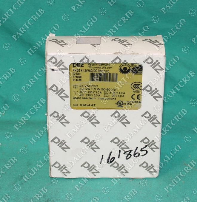Pilz, PNOZ X1 24VAC/DC 3n/o 1n/c, 774300, Safety Relay NEW SD12706