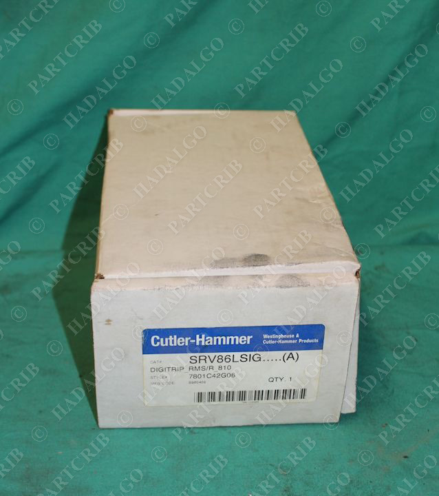 Cutler-Hammer, SRV86LSIG, Westinghouse Digitrip RMS Trip Unit NEW