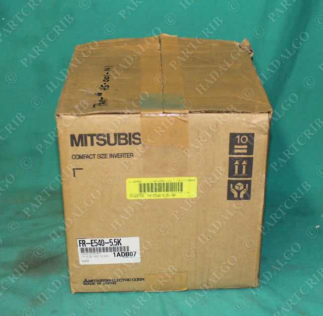 Mitsubishi, FR-E540-5.5K, Inverter 3PH 380-480VAC 12A Motor Drive VFD NEW