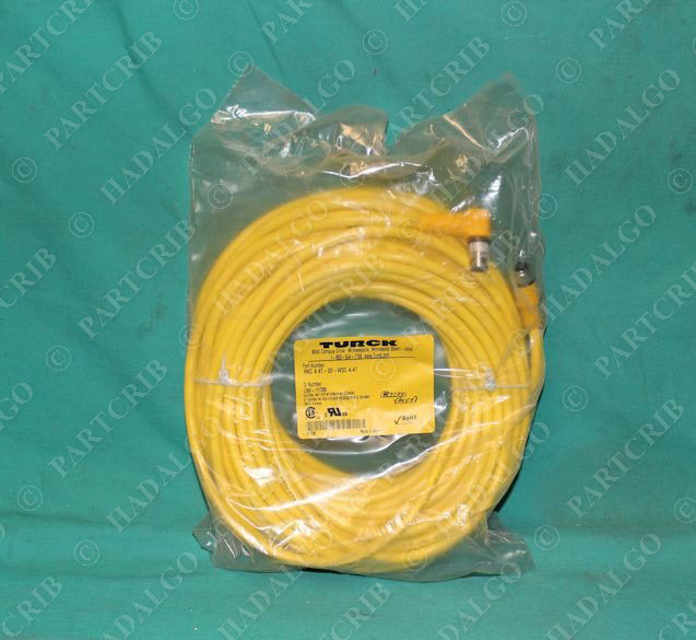 Turck, RKC 4.4T-20-WSC 4.4T, U99-11786, Eurofast Cordset Plug Connector Extension m12