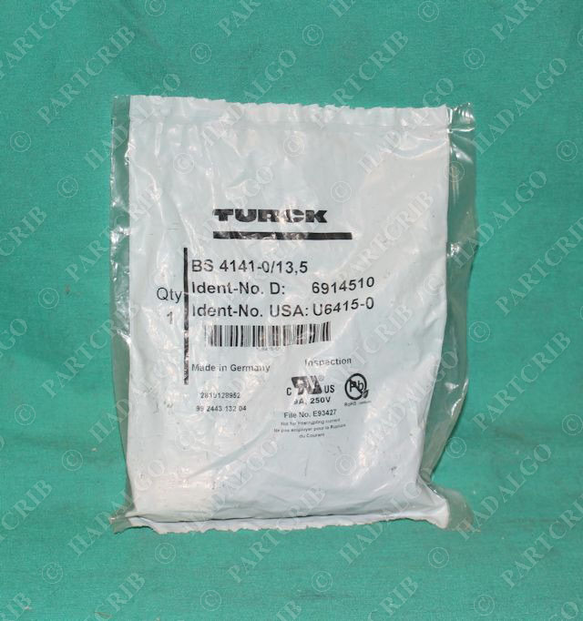 Turck, BS 4141-0/13,5, U6415-0, Circular 7/8