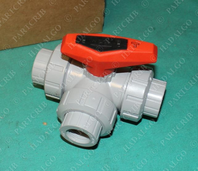 Fischer +GF+, PVCC, Type 543 DN10/15 Ball Valve 1/2" NEW
