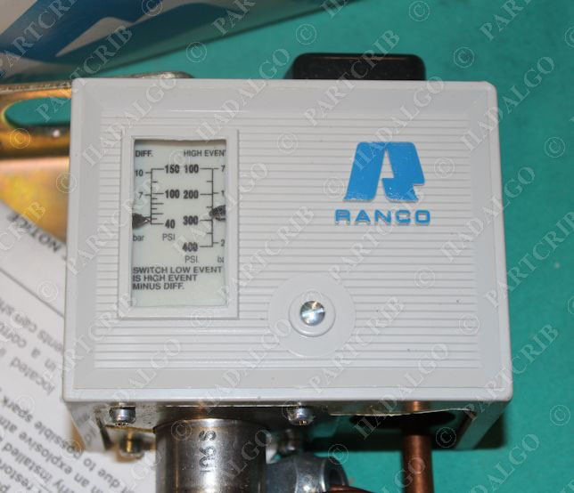 Ranco, 0207006, Pressure Switch Condenser Fan Cycling Control P72AA27