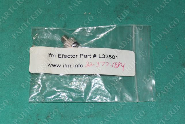 IFM, L33601, Efector Field Wirable Connector Plug 4 Pin Male M8 Fitting Adapter SSTGF040MSSFKPG