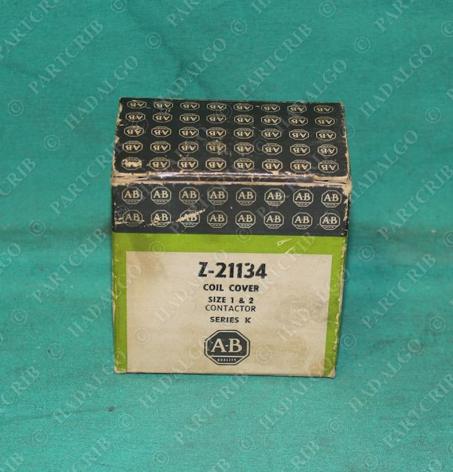 Allen Bradley, Z-21134, Coil Cover  SIze 1 and 2 Contactor Starter Relay Replacement Part