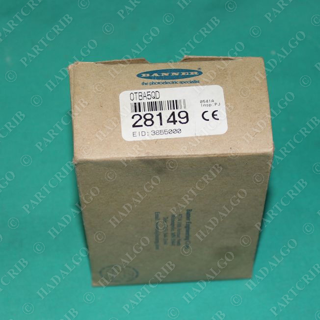 Banner, OTBA5QD, 28149, Opto-Touch Photoelectric Switch NEW