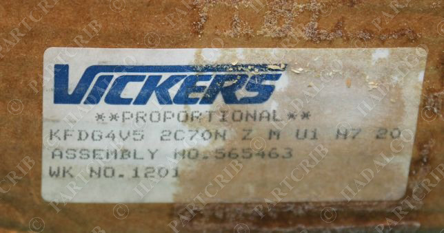Vickers, KFDG4V5 2C70N Z M U1 H7 20, Proportional Valve NEW