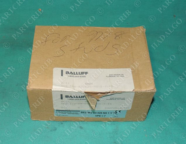 Balluff, BES-IKV-S4-025-NS-1-Y-TD, Proximity Switch Through Hole NEW