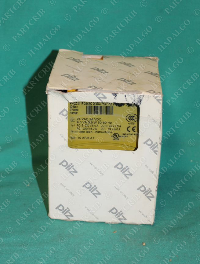 Pilz, PNOZ X11P 24VAC 24VDC 7n/o 1n/c 2so, 777080, Safety Relay Module NEW