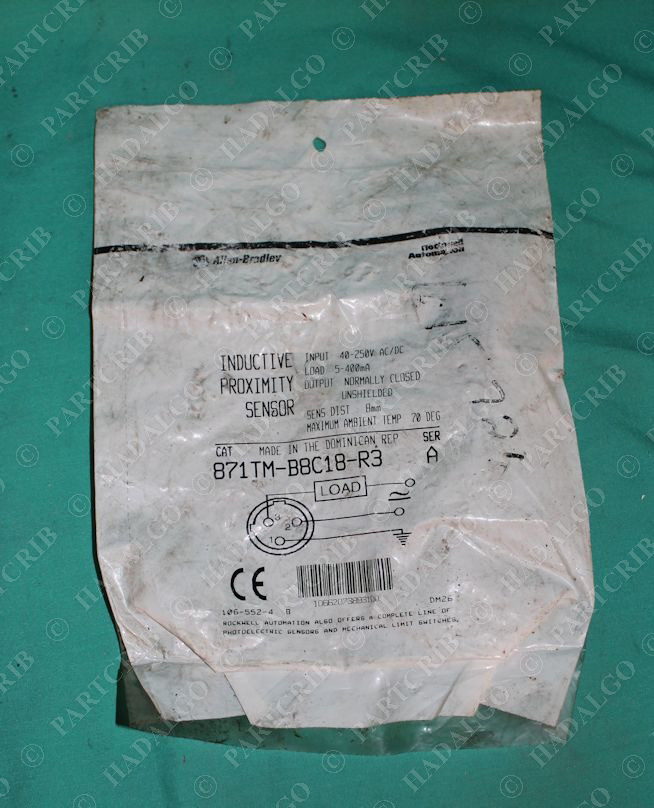 Allen Bradley, 871TM-B8C18-R3, Proximity Sensor Switch NEW
