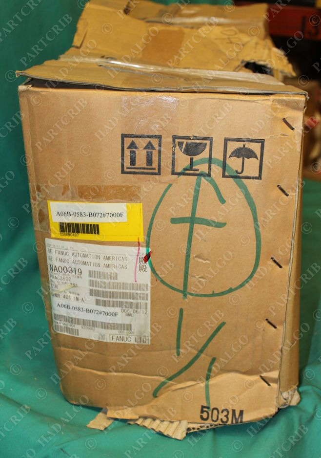 GE Fanuc, A06B-0583-B072, A06B-0583-B072#7000F, AC Servo Motor 40S/2000 NEW