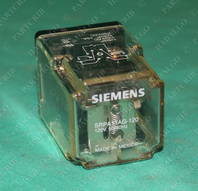 Siemens, SRPA11AG-120, Relay 120V 50/60Hz NEW