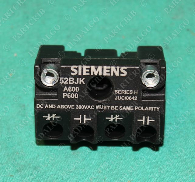 Siemens, 52BJK, Contact Block Kit 1NO 1NC NEW