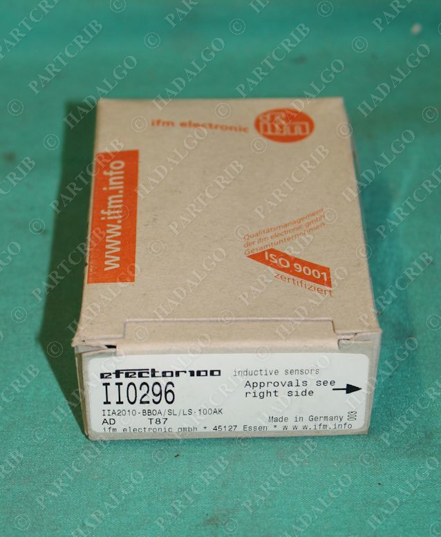 IFM, II0296, IIA2010-BBOA/SL/LS-100AK, Efector Inductive Proximity Sensor Switch NEW