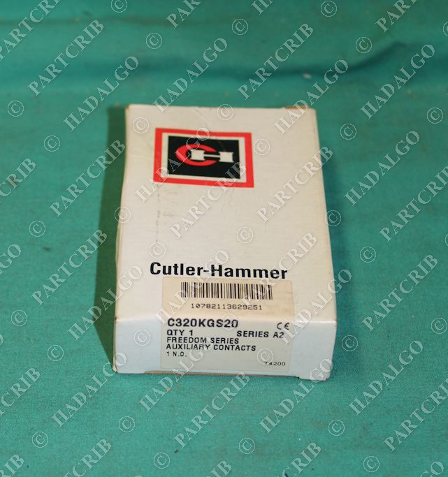 Cutler-Hammer, C320KGS20, Auxiliary Contact 1NO