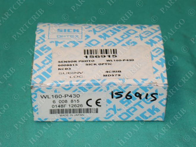 Sick, WL160-P430, 6008815, Photoelectric Sensor Switch NEW