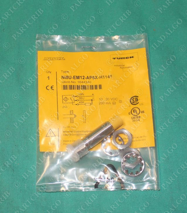 Turck, Ni8U-EM12-AP6X-H1141, 1644340, Proximity Switch Sensor NEW
