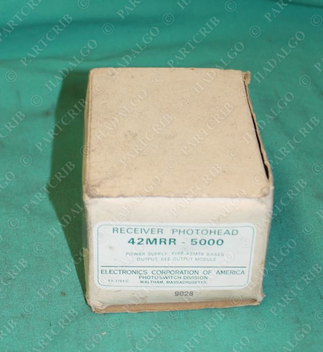 Electronics Corporation, 42MRR-5000, Photoswitch Trans Beam Receiver Photohead NEW SD18014