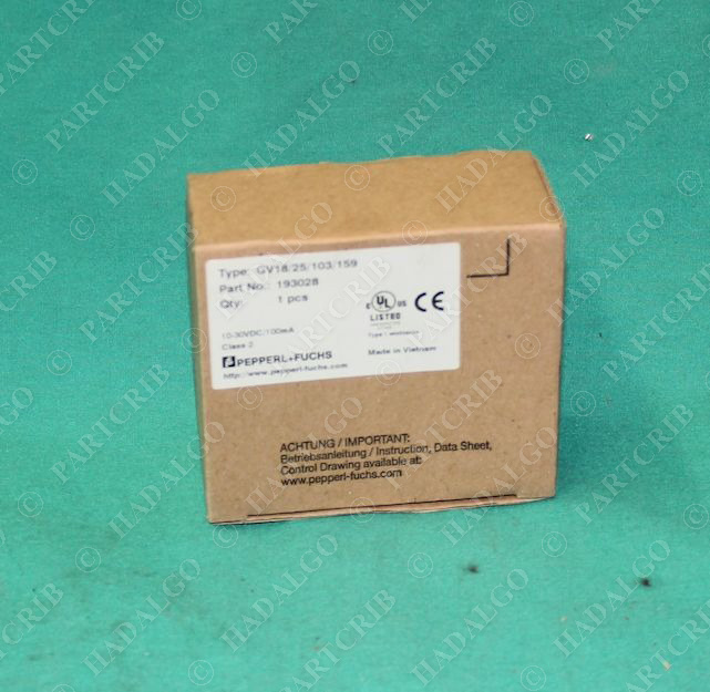 PepperL + Fuchs, GV18/25/103/159, 193028, Photoelectric Sensor Switch NEW SD18115