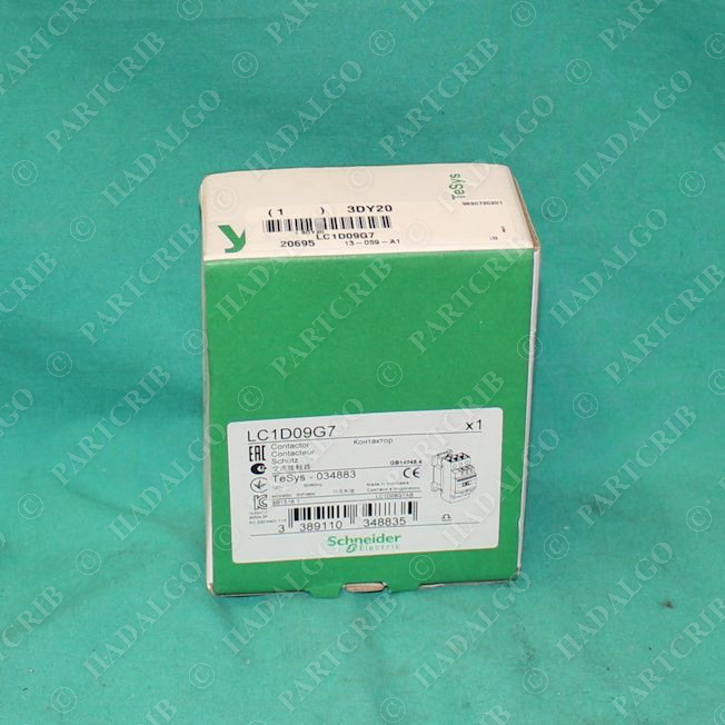 Schneider, LC1D09G7, Contactor 120V NEW SD18180