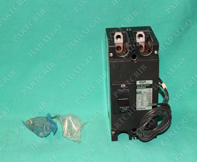 Fuji Electric, SA52H, SA52H-2P-15A, Circuit Breaker 15A 15 Amp 2 Pole NEW SD18543