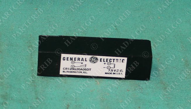 GE General Electric, CR120G20A05DT, Relay 7.5VDC SD18655