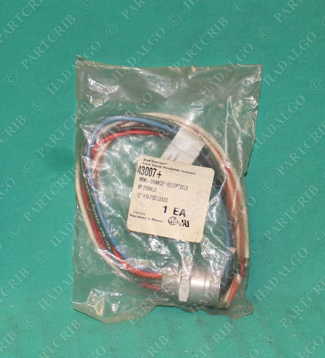 Brad Harrison, 43007, Mini-Change Receptacle 8P Female 12