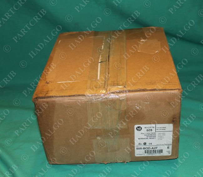 Allen Bradley, 505-BOD-A2F, B0D Full Voltage Reversing Starter Relay Contactor Phase 3 3.7-12A NEW SD18919