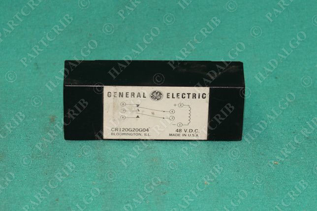 GE General Electric, CR120G20G04, Relay 48VDC SD19012