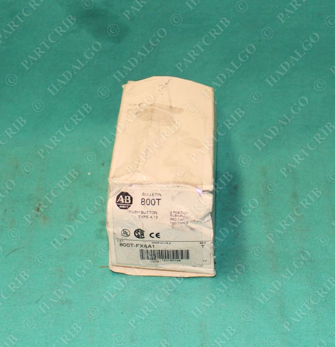 Allen Bradley, 800T-FX6A1, Push Button Red Cap Mushroom Emergency Stop NEW SD19021