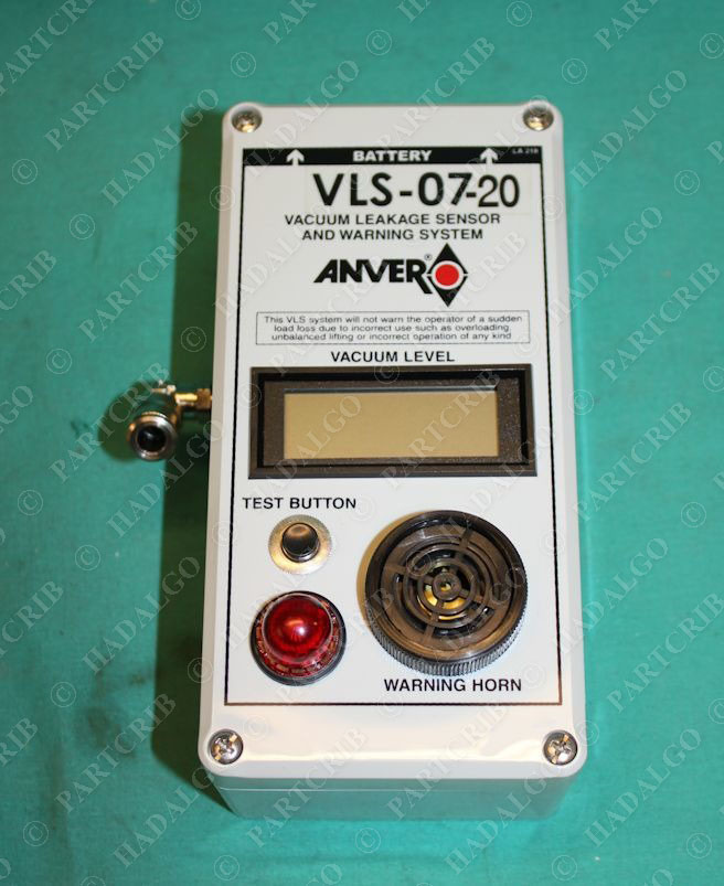 Anver, VLS-07, VLS-07-20, Vacuum Leakage Sensor Detection System SD19129