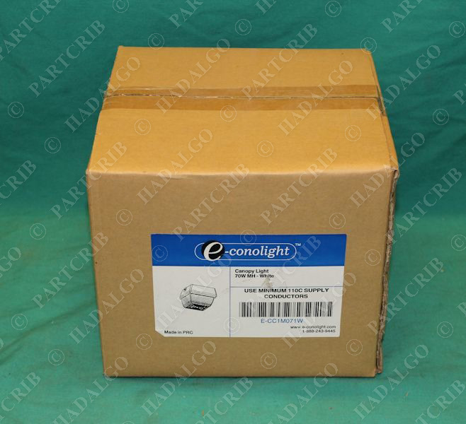 Econolight, E-CC1M0171W, E-Conolight PSMH Canopy Light 70W MH-White Wallpack Wallpak SD19477