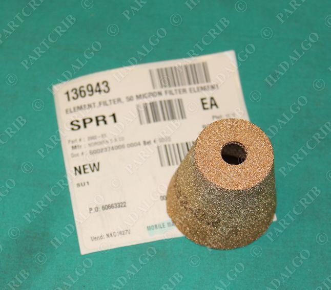 Norgren, 2992-02, Filter Element 50Micron F12 F13 Regulator SD19559