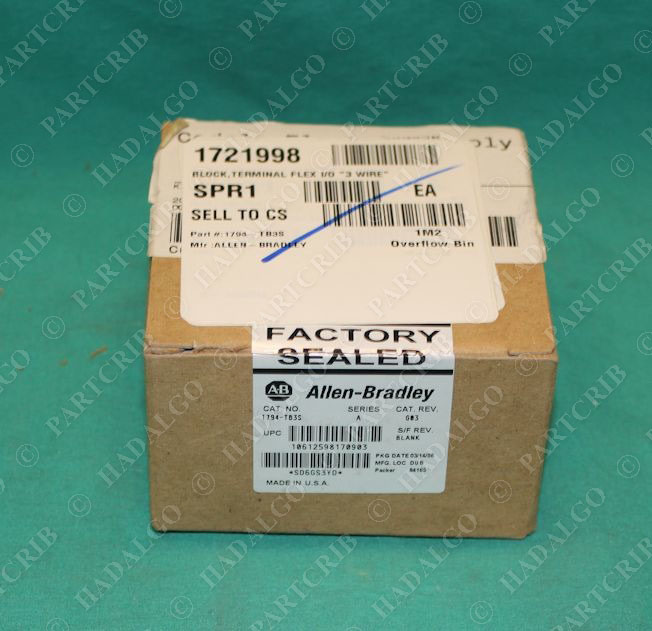 Allen Bradley, 1794-TB3S, Flexbus Terminal Block SD19568