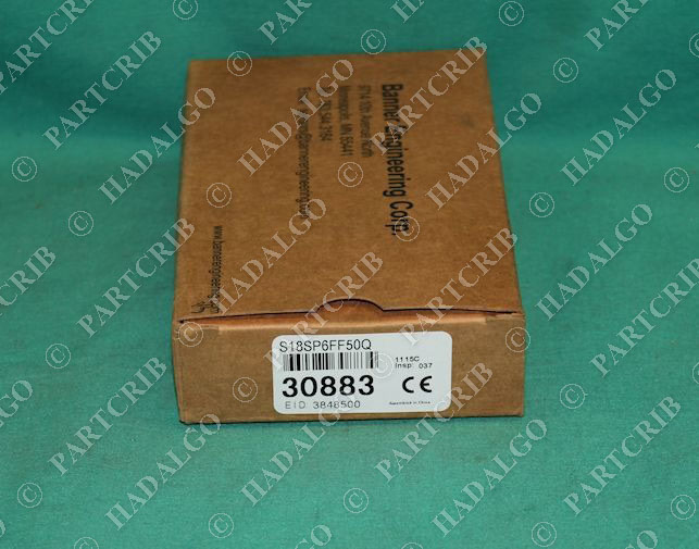 Banner S18SP6FF50Q Photoelectric Sensor 10-30VDC 30883 NEW SD4289