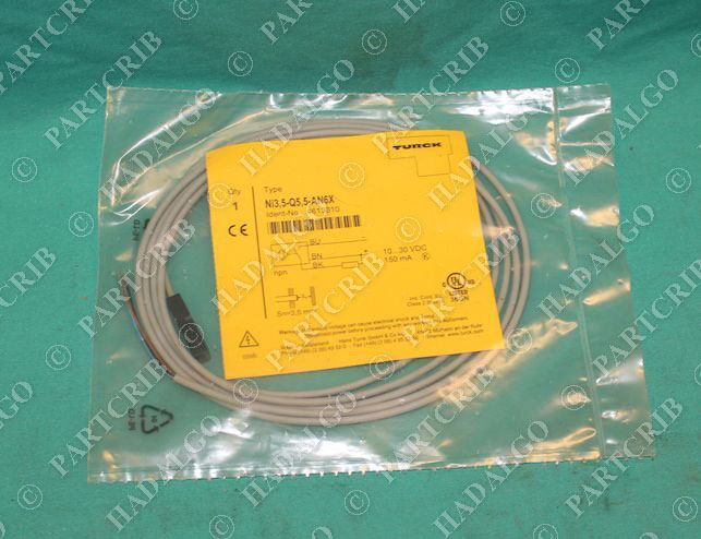 Turck, Ni3.5-Q5.5-AN6X, Ni3 5-Q5 5-AN6X, 4613610, Proximity Switch Sensor 10-30VDC 150mA NEW SD5621