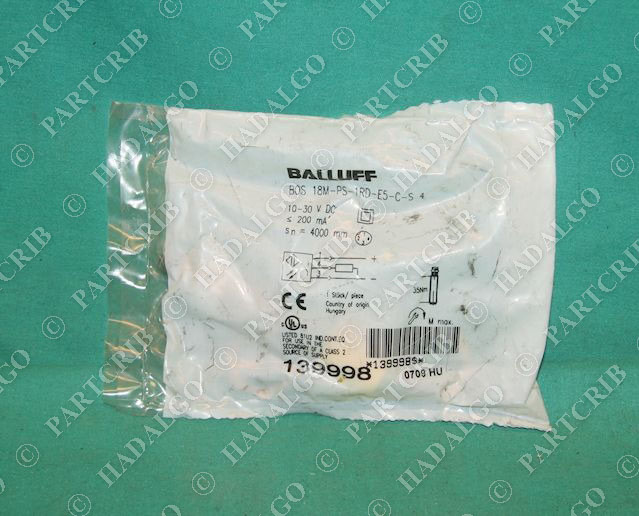 Balluff, BOS18M-PS-1RD-E5-C-S4, B0S18M BOS00T9 Photelectric Sensor Switch 139998 B0S18M NEW