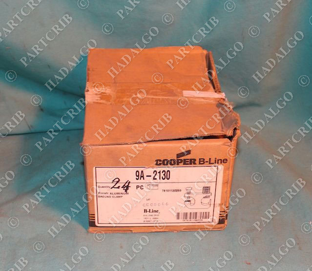 Cooper B-Line 9A-2130 Aluminum Ground Clamp Grounding Cable Wire Tray NEW SD5951