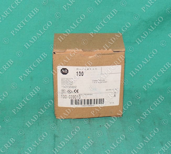 Allen Bradley, 100-C09D10, Contactor Relay Starter 3 Poles 120v Coil 60hz NEW SD6608