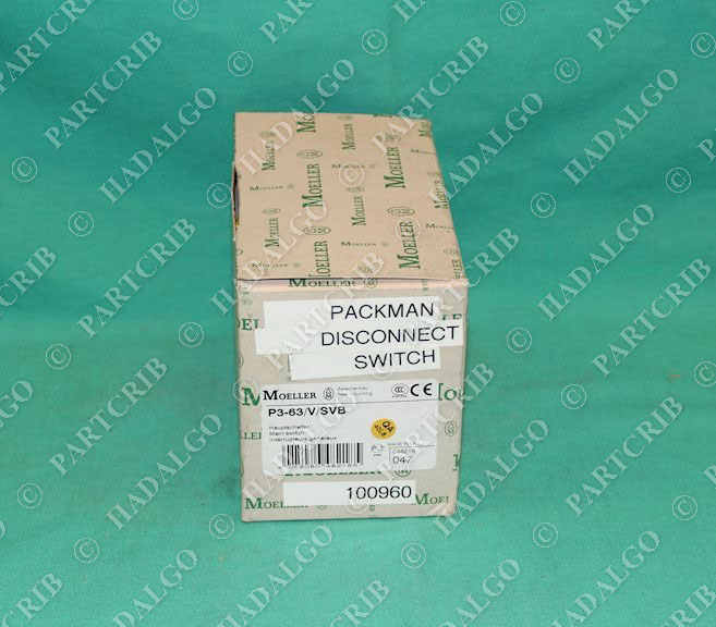 Klockner Moeller P3-63/V/SVB Disconnect Switch Enclosure handle Knob NEW