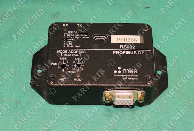 MKS Technology RS232 PFB366 Profibus-DP SD7603