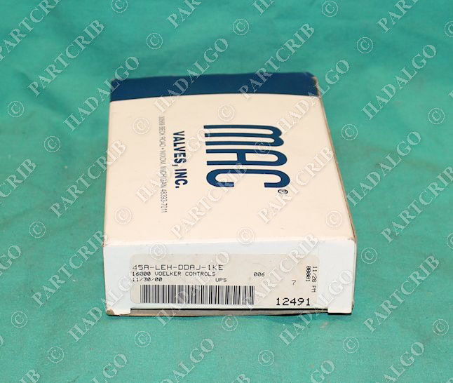 Mac, 45A-LEH-DDAJ-1KE, Pneumatic Solenoid Valve 24VDC 5.4Watts regulator 120psi