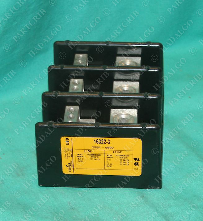 Cooper Bussmann 163223 Circuit Breaker Wiring Block Terminal Junction