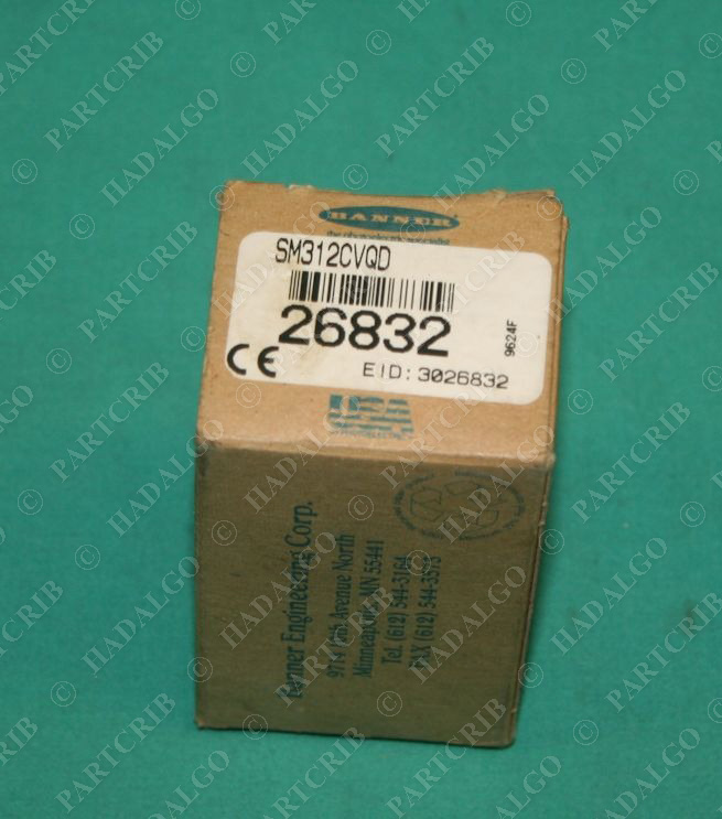 Banner, SM312CVQD, 26832 Mini-Beam Photoelectric Sensor Switch NEW