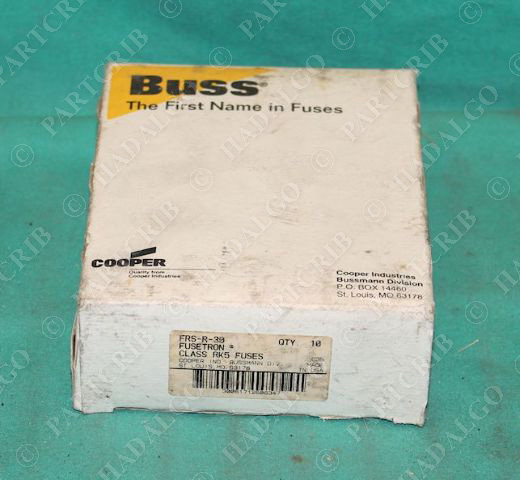 Bussman FRS-R-30 Fusetron Dual Element Time -Delay Fuse 10/Box Buss Cooper NEW
